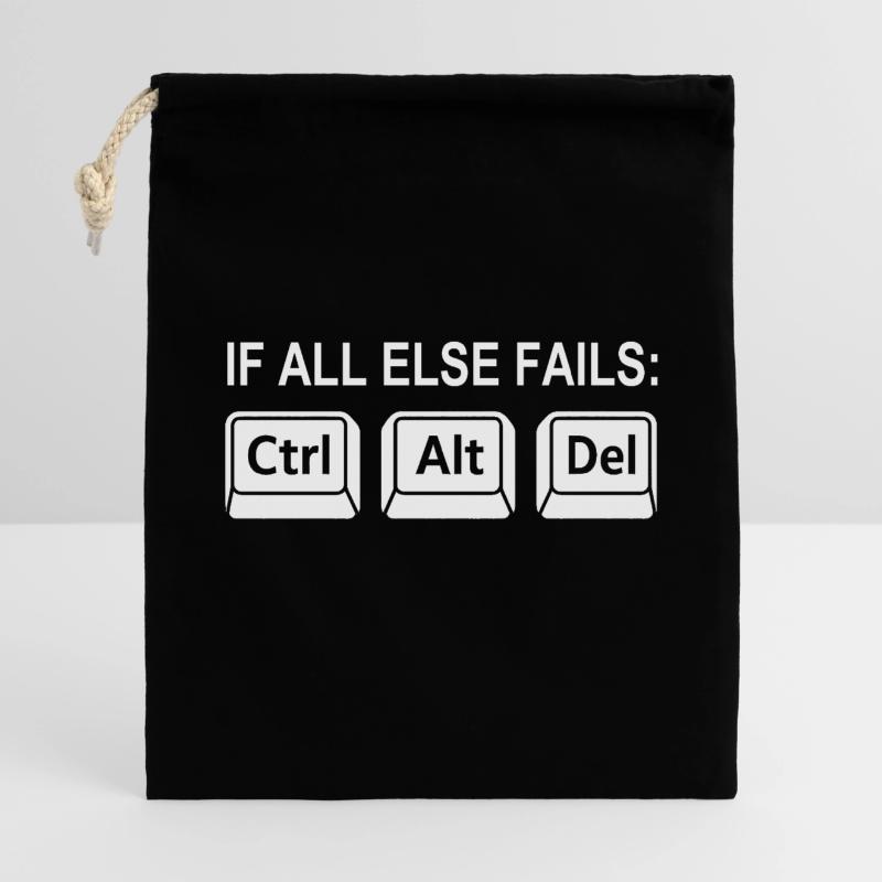 Programmierer Shortcut Geek IT Support Computer  Geschenkbeutel aus Baumwolle (40 x 50 cm)