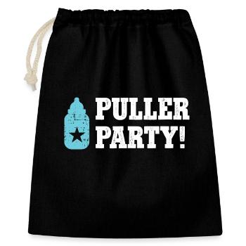 Fête de tireurs Bière bébé Bébé Baby Baby Shower Papa - Sac cadeau 40 x 50 cm - noir - Devant
