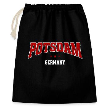 Potsdam Germany Arc Logo - Gift Bag 40 x 50 cm - black - Front