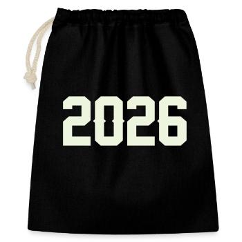 2026 - Sac cadeau 40 x 50 cm - noir - Devant