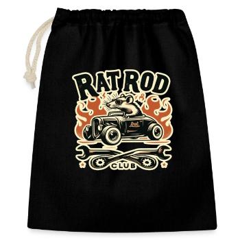 Ratsking Ratlook Shirt – Rustic Custom Style - Gift Bag 40 x 50 cm - black - Front