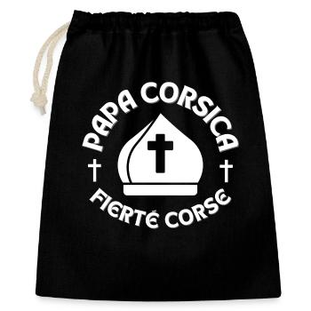 Pope, Corsica, island of beauty - Gift Bag 40 x 50 cm - black - Front