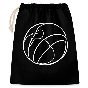 Dessin de volley-ball - Sac cadeau 40 x 50 cm - noir - Devant