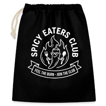 Spicy Eaters Club: Flame Chili - Gift Bag 40 x 50 cm - black - Front