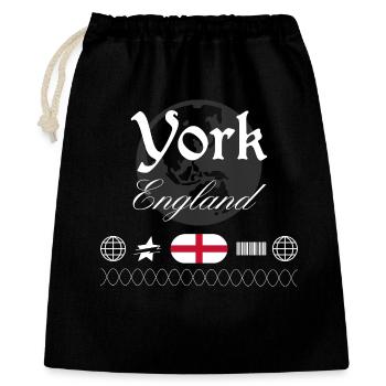 York England Streetwear Travel Souvenir - Gift Bag 40 x 50 cm - black - Front