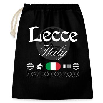 Lecce Italy Streetwear Travel Souvenir - Gift Bag 40 x 50 cm - black - Front