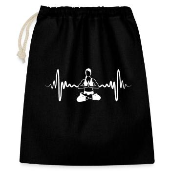 Yogi Cardiogram - Gift Bag 40 x 50 cm - black - Front