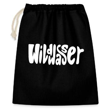Whitewater lettering - Gift Bag 40 x 50 cm - black - Front