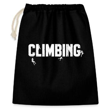 Climbing - Gift Bag 40 x 50 cm - black - Front