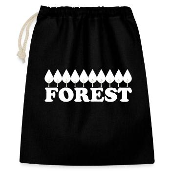 Forest - Gift Bag 40 x 50 cm - black - Front