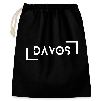 Davos - Sac cadeau 40 x 50 cm - noir - Devant
