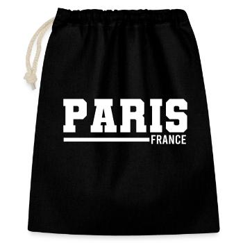 Paris | France - Sac cadeau 40 x 50 cm - noir - Devant