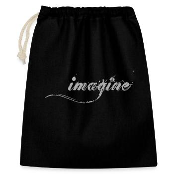 Imagine - Sac cadeau 40 x 50 cm - noir - Devant
