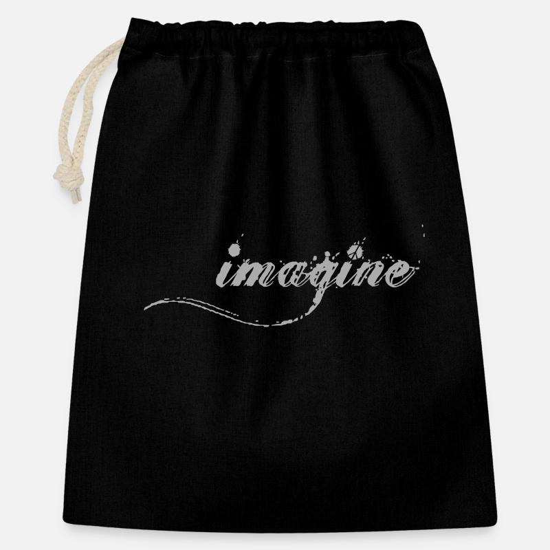 Imagine - Sac cadeau 40 x 50 cm - noir