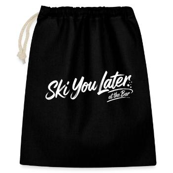 Ski You Later At The Bar - Gift Bag 40 x 50 cm - black - Front