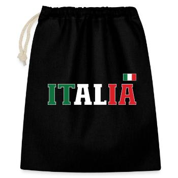 Italy Flag - Gift Bag 40 x 50 cm - black - Front
