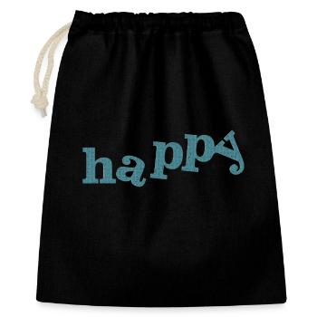 FELIZ - Bolsa de regalo 40 x 50 cm - negro - delante