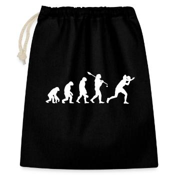 Évolution du design du ping-pong de tennis de table Man - Sac cadeau 40 x 50 cm - noir - Devant