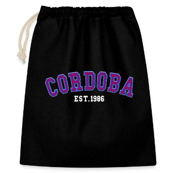 Cordoue Fondée en 1986 - Sac cadeau 40 x 50 cm - noir - Devant
