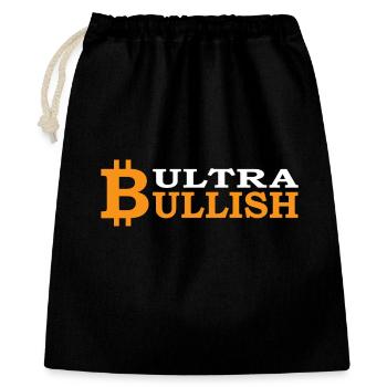 Bitcoin Ultra Bull BTC - Gift Bag 40 x 50 cm - black - Front
