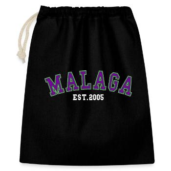 Malaga Est. 2005 - Sac cadeau 40 x 50 cm - noir - Devant