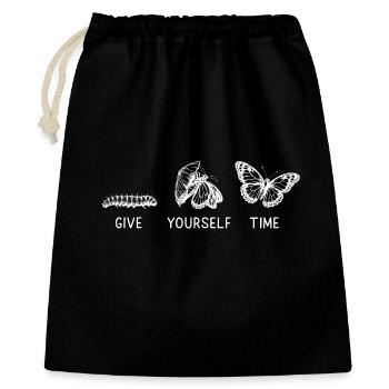 Inspiring Butterfly Monarch Butterfly Garden - Gift Bag 40 x 50 cm - black - Front