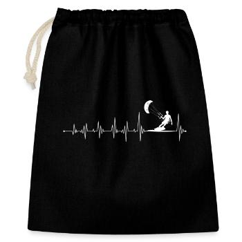 Heartbeat Parachute Escape - Gift Bag 40 x 50 cm - black - Front