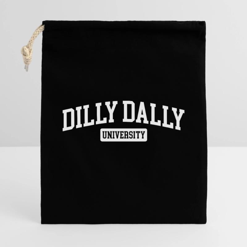 Dilly Dally University Procrastinate Threshing Gift Bag 40 x 50 cm
