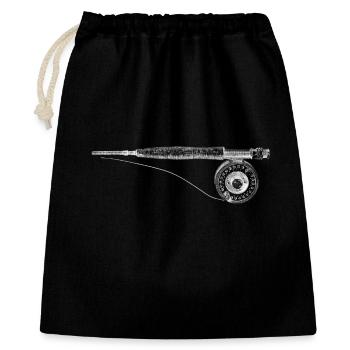 Fly fishing - Gift Bag 40 x 50 cm - black - Front