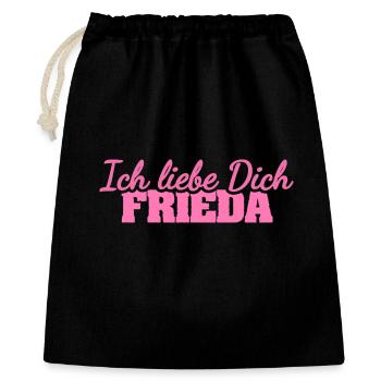 Dear Fri - Gift Bag 40 x 50 cm - black - Front