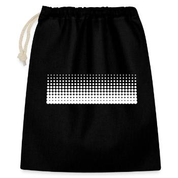 Basic Dots Gradient (wide) - Gift Bag 40 x 50 cm - black - Front