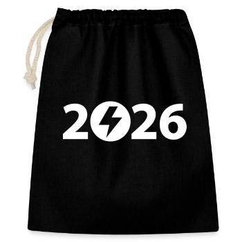 High Voltage 2026, Electrician 2026 - Gift Bag 40 x 50 cm - black - Front