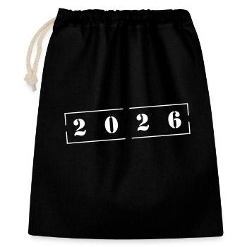 2026 Stamp - Gift Bag 40 x 50 cm - black - Front