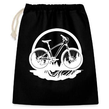 Mountain biking - Gift Bag 40 x 50 cm - black - Front