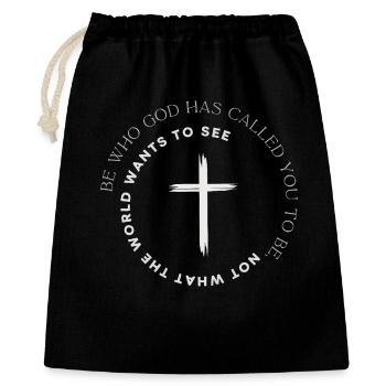 Cross Circle of Vocation Faith Church Jesus Bible - Gift Bag 40 x 50 cm - black - Front
