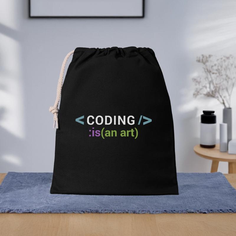 Coder est un art Sac cadeau 40 x 50 cm