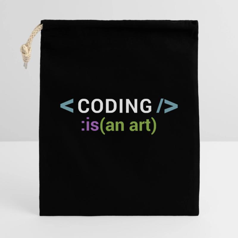 Coder est un art Sac cadeau 40 x 50 cm