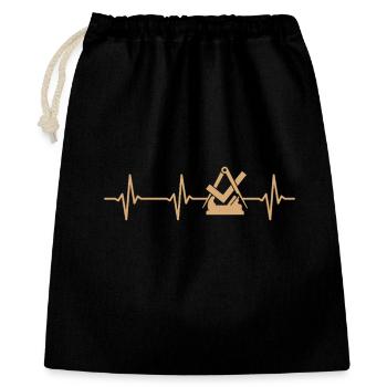 Carpenter Carpenter Guild Sign Heartbeat - Gift Bag 40 x 50 cm - black - Front
