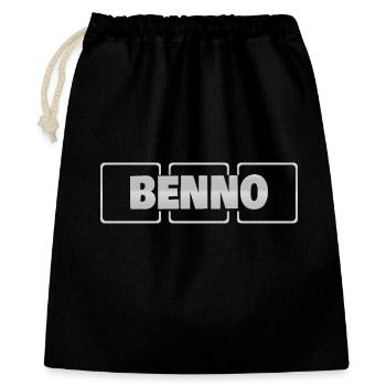 Idée cadeau Benno - Sac cadeau 40 x 50 cm - noir - Devant