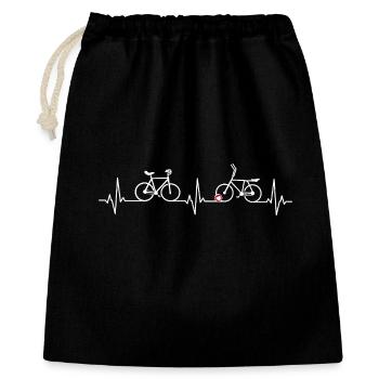 Cycling ball, cycleball, indoor cycling, artistic cycling - Gift Bag 40 x 50 cm - black - Front