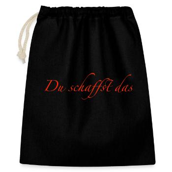 Tu peux le faire - Sac cadeau 40 x 50 cm - noir - Devant