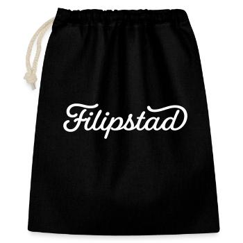 Filipstad white - Gift Bag 40 x 50 cm - black - Front