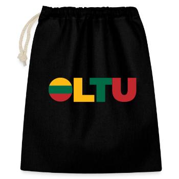 Lithuania - Gift Bag 40 x 50 cm - black - Front