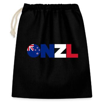 New_Zealand - Gift Bag 40 x 50 cm - black - Front