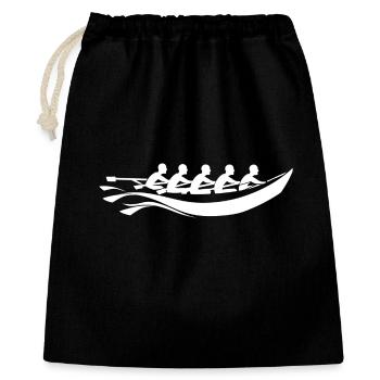 Rowing Team Cartoon Style - Gift Bag 40 x 50 cm - black - Front