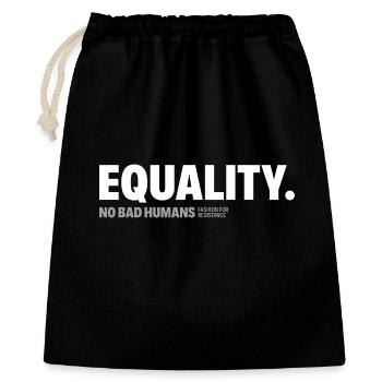 Equality - Gift Bag 40 x 50 cm - black - Front