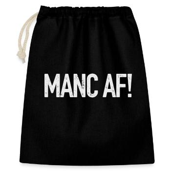 MANC AF - Sac cadeau 40 x 50 cm - noir - Devant