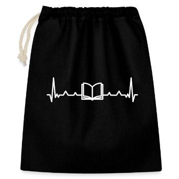Book Lover - Gift Bag 40 x 50 cm - black - Front
