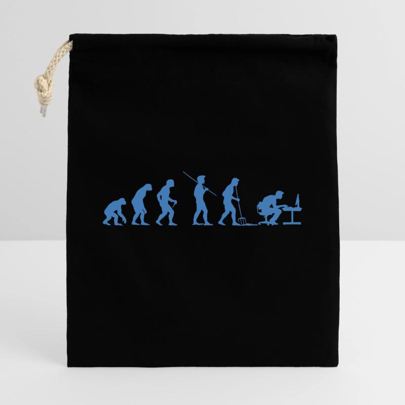 Programmierer Evolution Informatiker Entwickler Geschenkbeutel aus Baumwolle (40 x 50 cm)