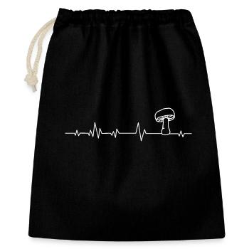 Mushroom mushrooms porcini mushroom - Gift Bag 40 x 50 cm - black - Front